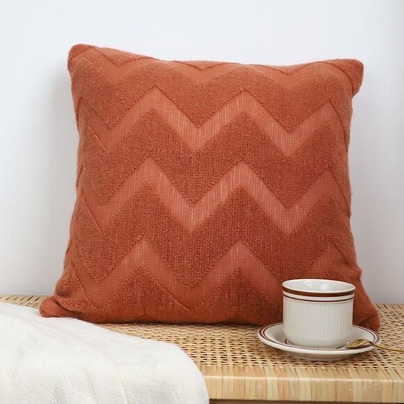 SOGA 2X 45cm Chevron Zigzag Pillowcase - Picture 1 of 7